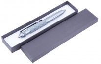 Długopis taktyczny Kubotan Silver zestaw prezentowy